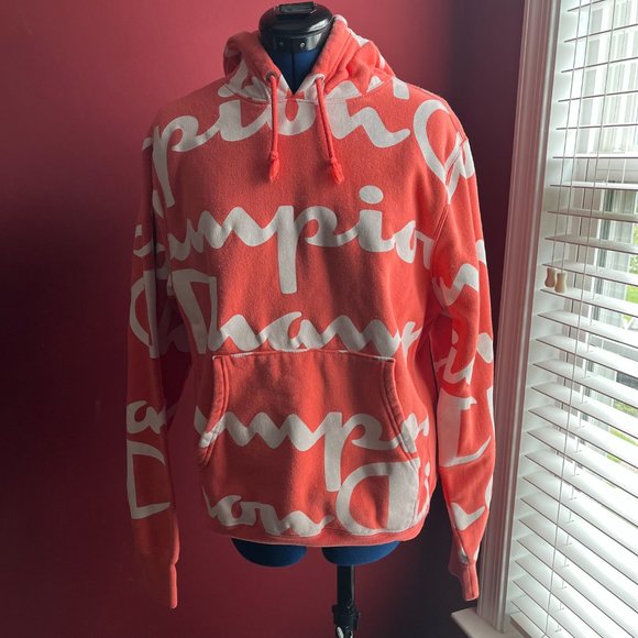 Champion Reverse Weave Full Print Hoodie - Picture 2 of 10